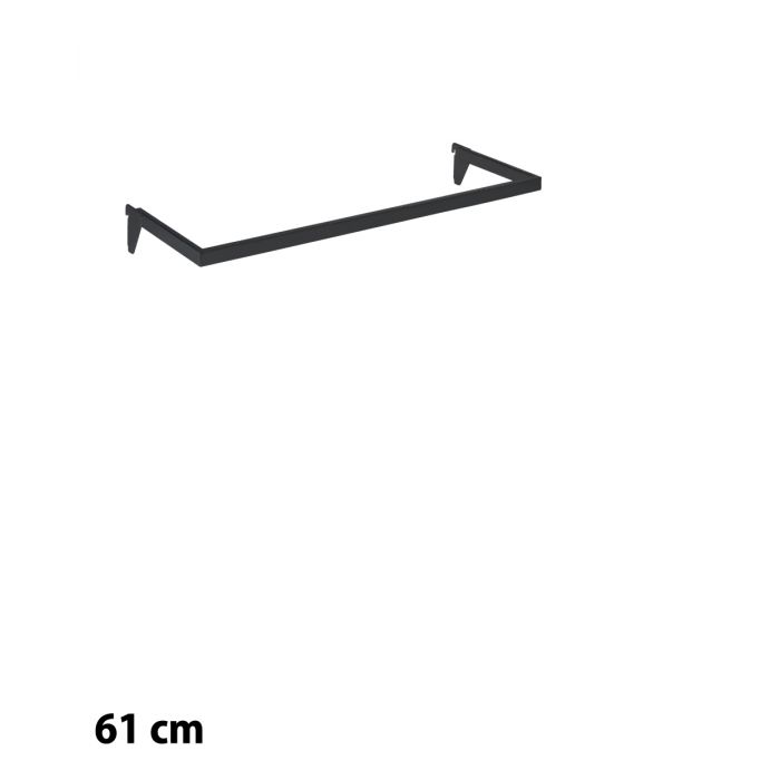 Konfektionsrahmen  (61 cm) für 12 mm. - Schwarz
