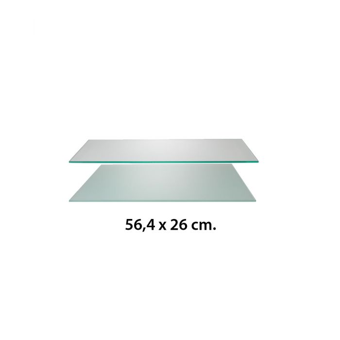 Glasboden für Konfektionsrahmen(56,4 x 26 cm.) 