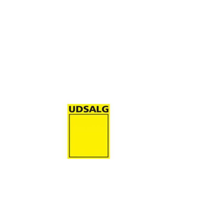 Ausverkaufs-Schild, gelb A5, 50 Stck